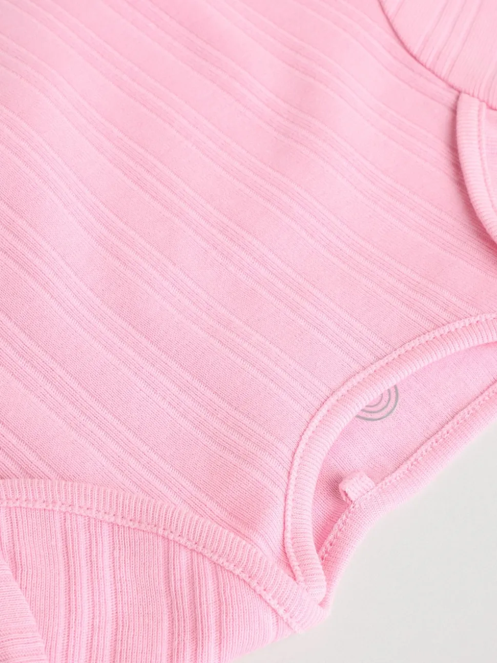 Bright Pink 5 Pack Short Sleeve Baby Bodysuits