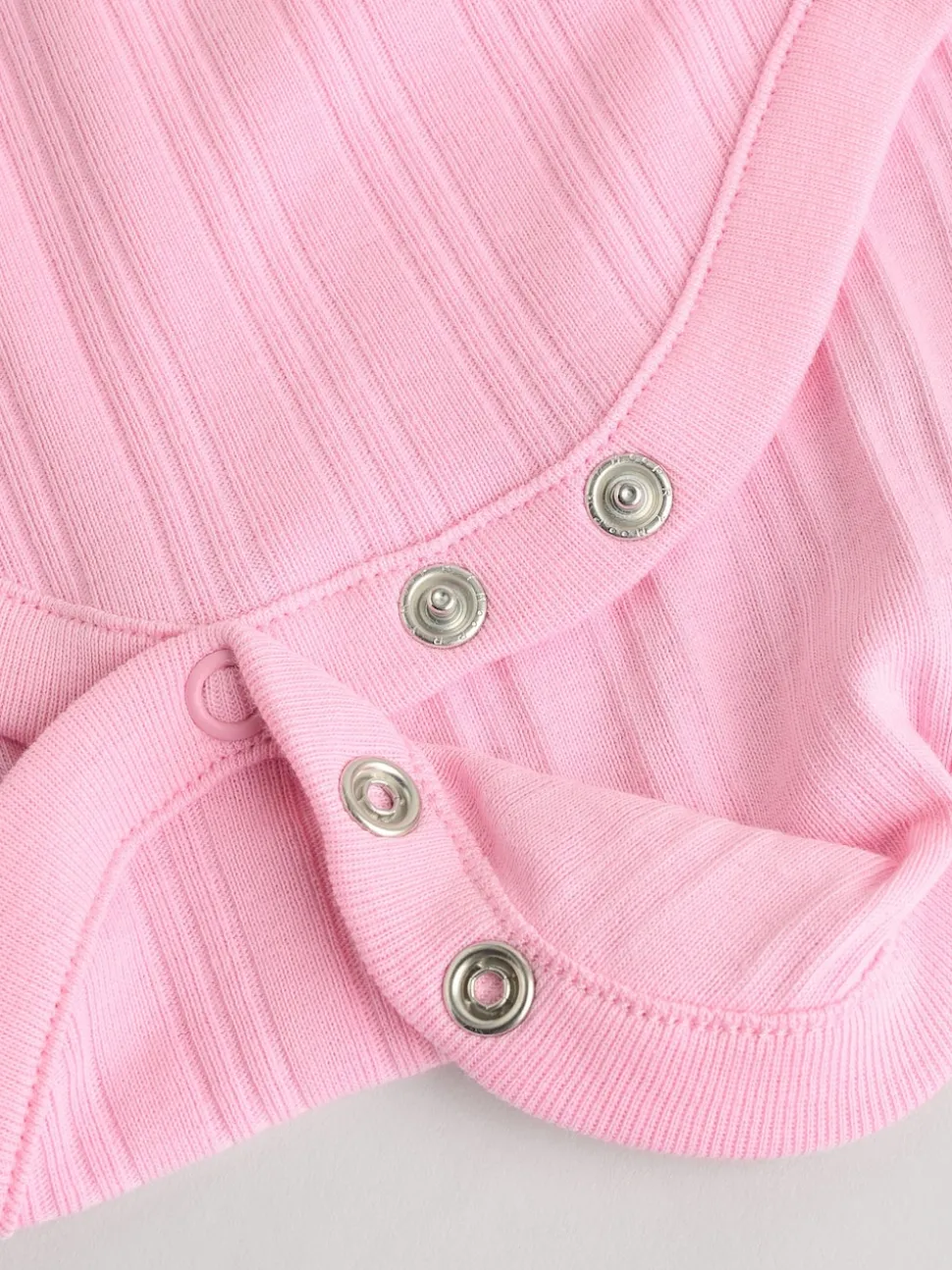 Bright Pink 5 Pack Short Sleeve Baby Bodysuits