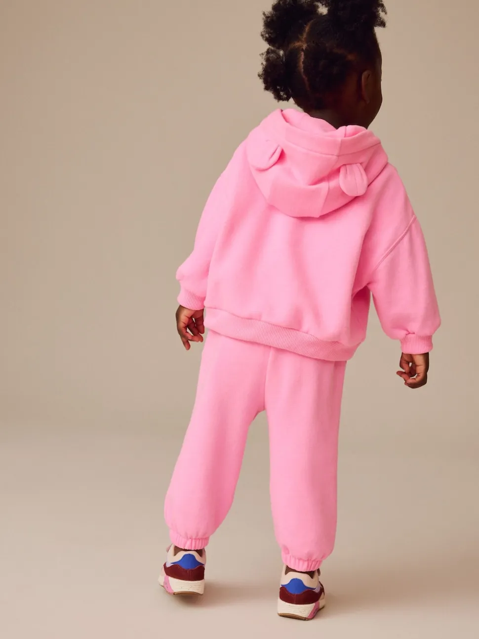 Bright Pink Zip Through Hoodie (3mths-7yrs)