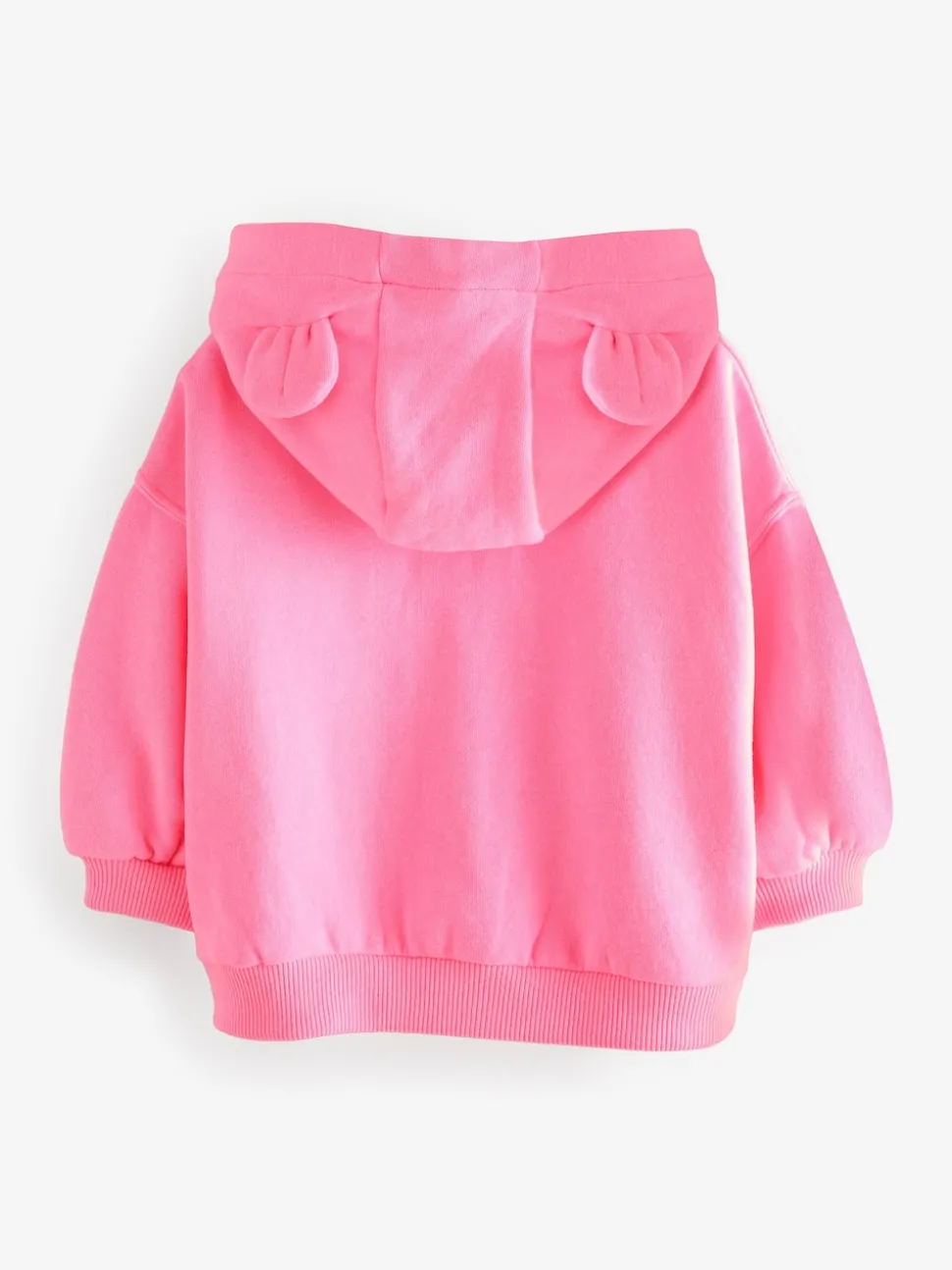 Bright Pink Zip Through Hoodie (3mths-7yrs)