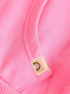 Bright Pink Zip Through Hoodie (3mths-7yrs)