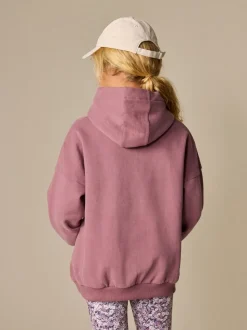 Brown Embroidered Detail Hoodie (3-16yrs)