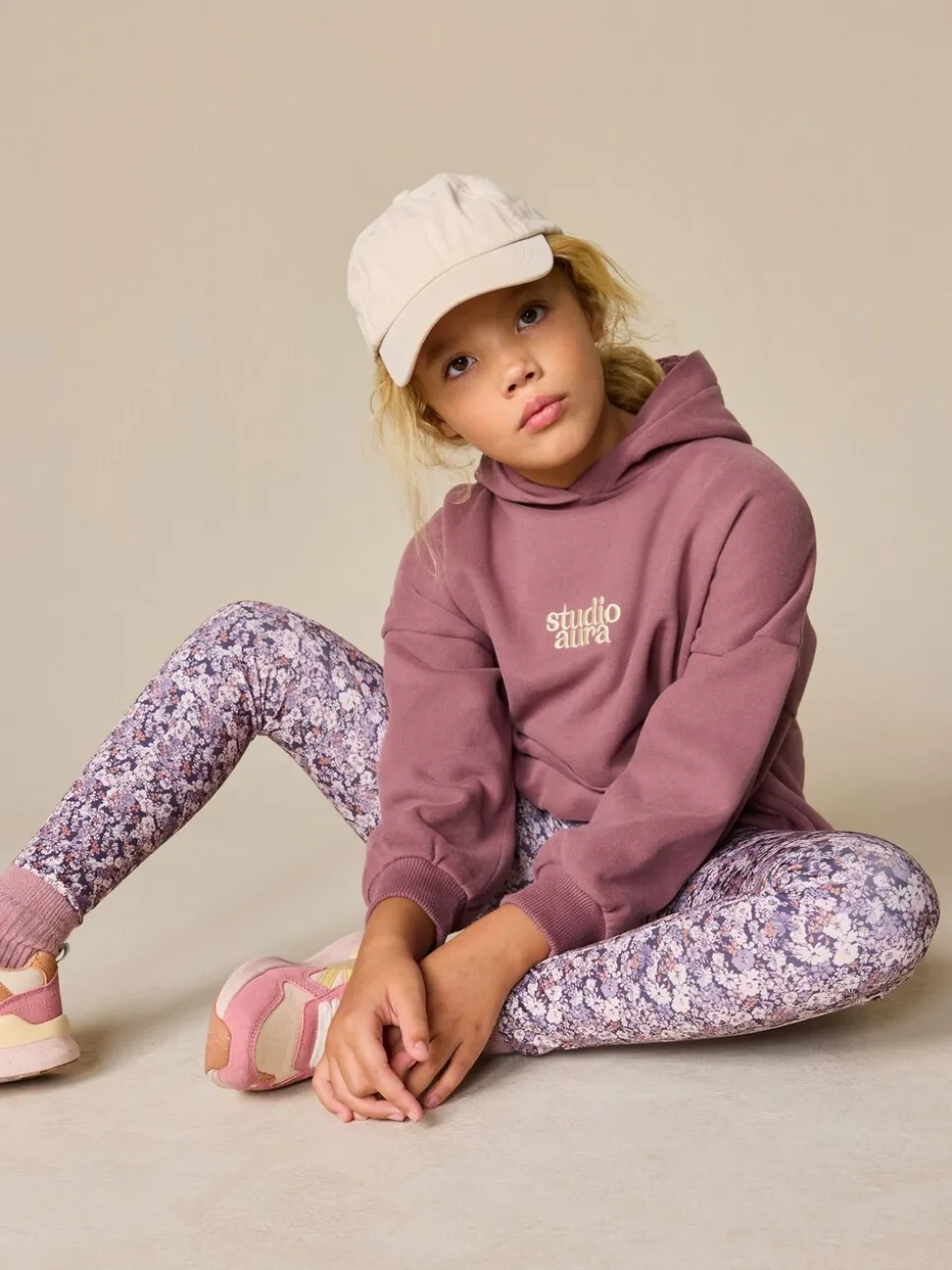 Brown Embroidered Detail Hoodie (3-16yrs)