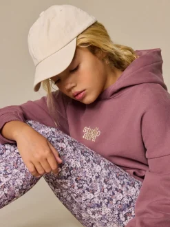 Brown Embroidered Detail Hoodie (3-16yrs)