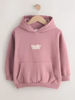 Brown Embroidered Detail Hoodie (3-16yrs)