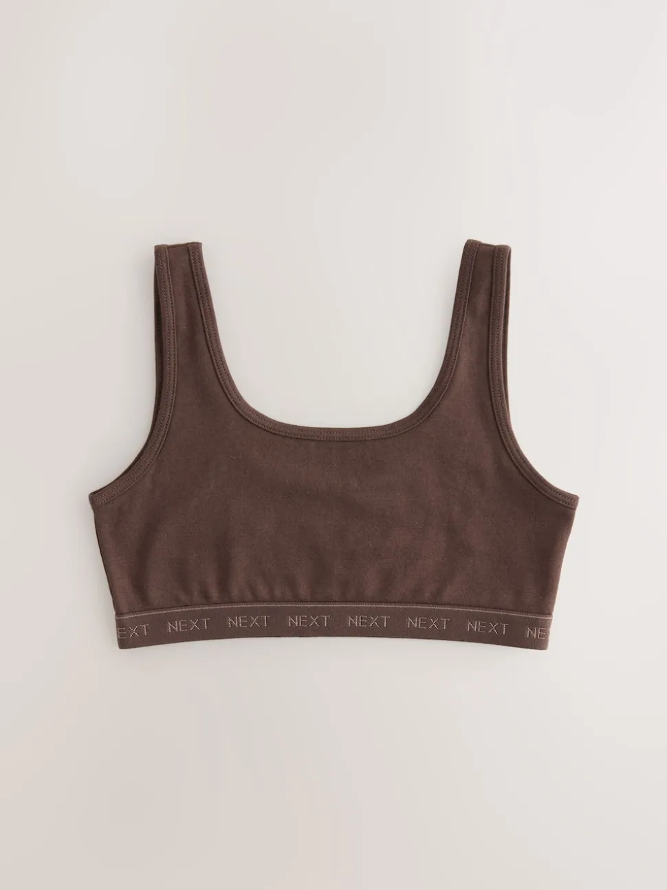 Brown Scoop Crop Tops 3 Pack (5-16yrs)