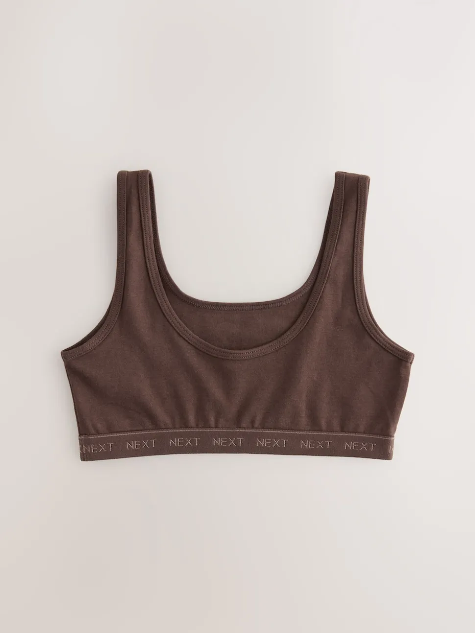 Brown Scoop Crop Tops 3 Pack (5-16yrs)