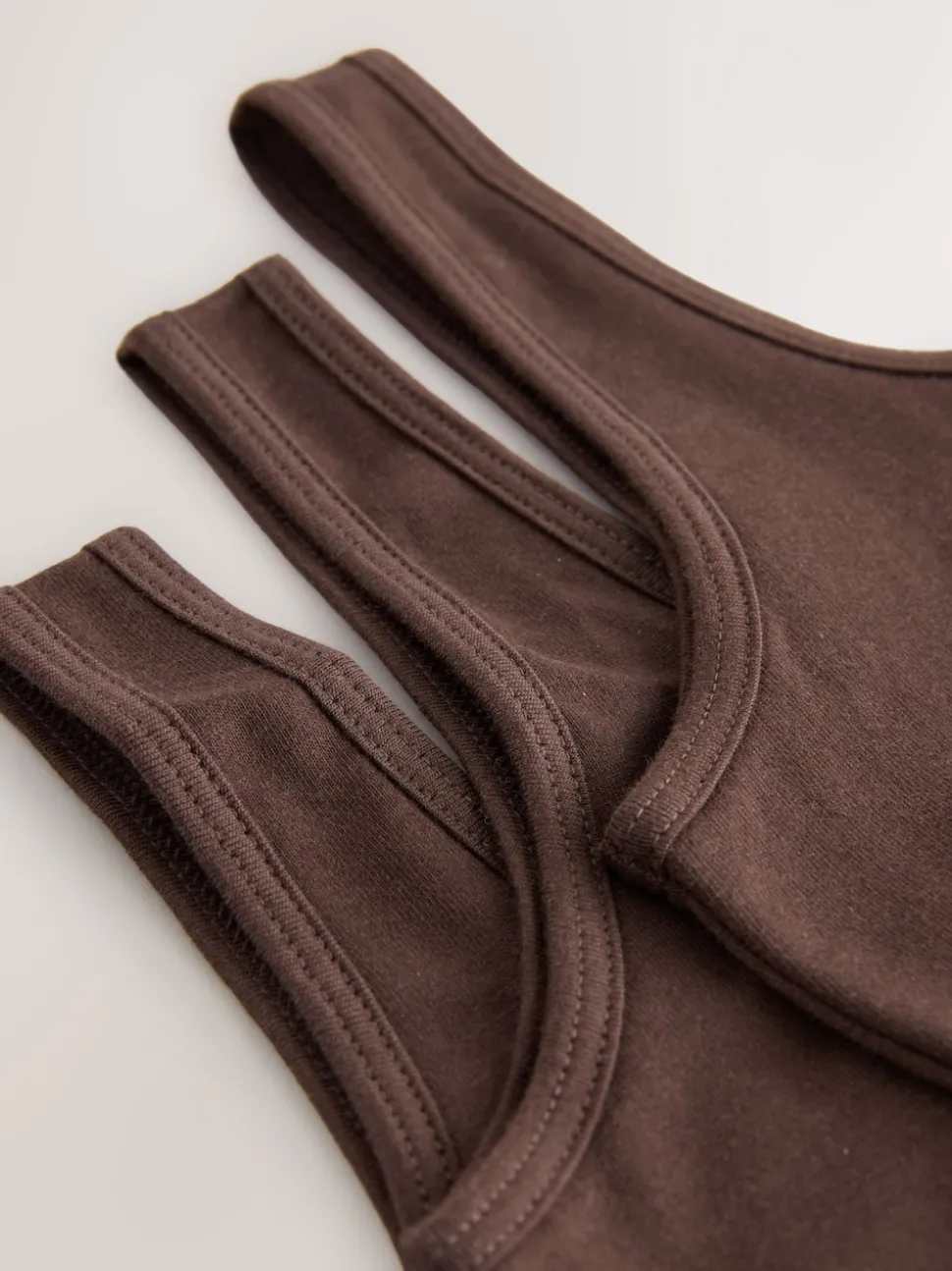Brown Scoop Crop Tops 3 Pack (5-16yrs)