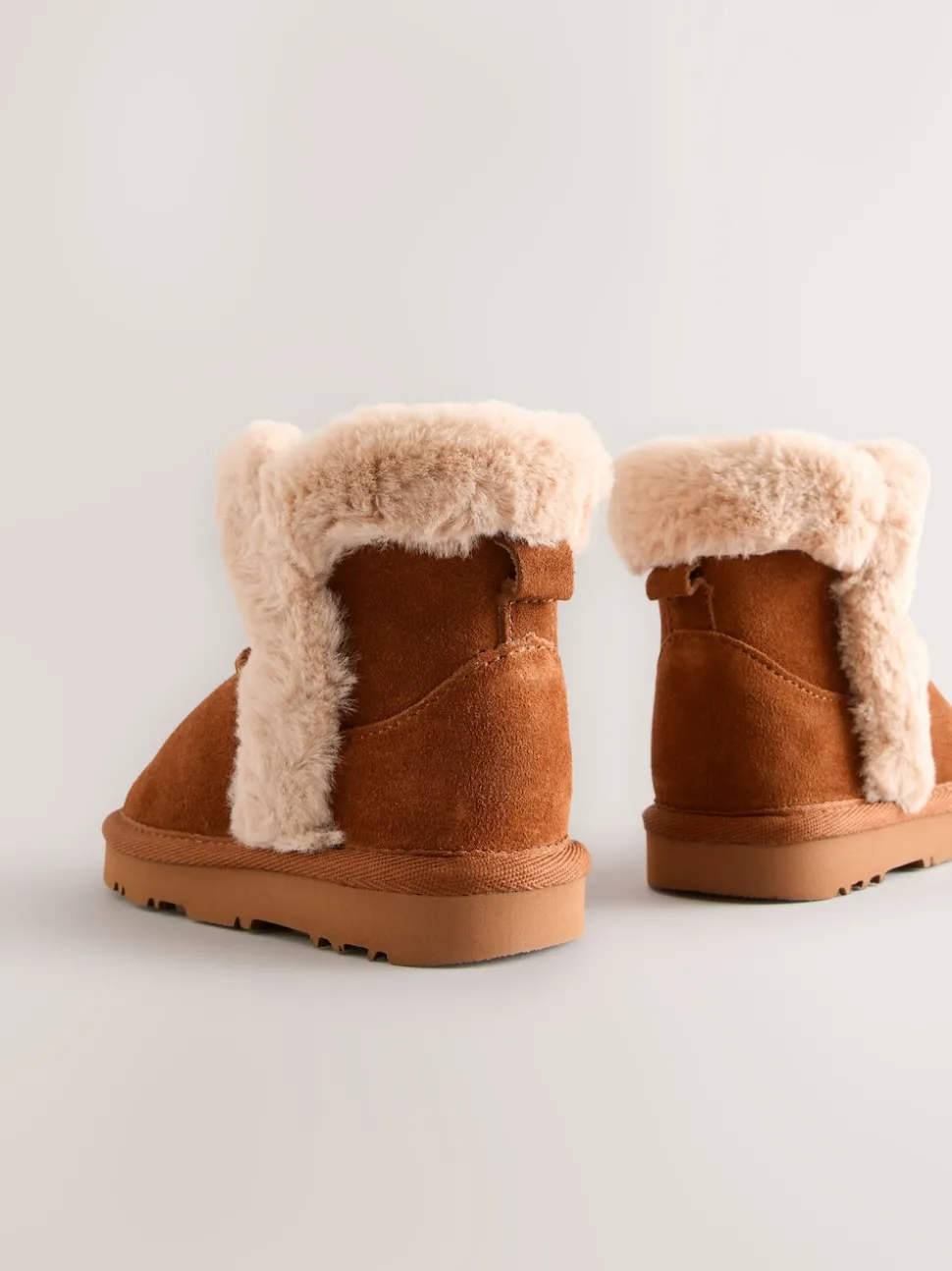 Brown Tall Suede Pull On Boots