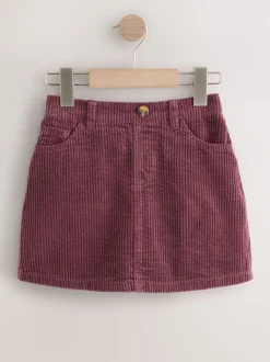 Burgundy Red Corduroy Skirt (3-16yrs)