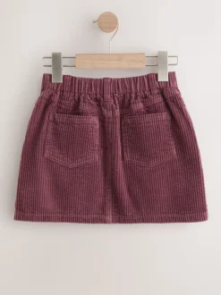 Burgundy Red Corduroy Skirt (3-16yrs)