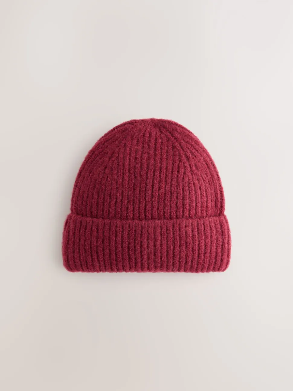 Burgundy Red Fluffy Beanie (1-16yrs)