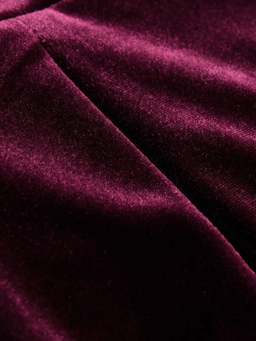 Burgundy Red Velour Waistcoat and Shorts Set (3-16yrs)