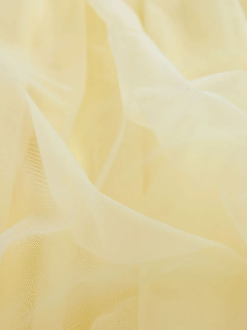 Buttermilk Yellow Mesh Flower Girl Dress (3-16yrs)