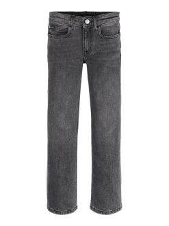 Calvin Klein Black Authentic Mid Rise Straight Jeans