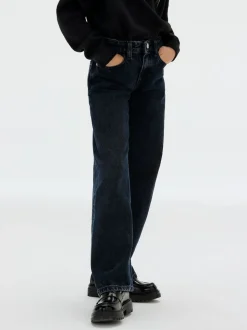 Calvin Klein Black Barrel Salt & Pepper Grey Jeans