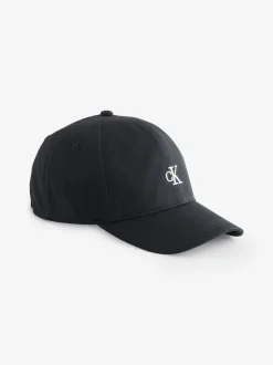 Calvin Klein Black Monogram Baseball Cap
