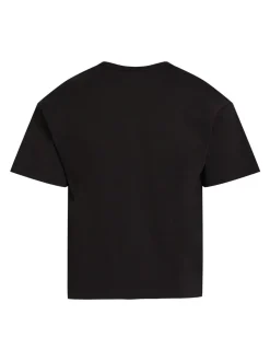 Calvin Klein Black Monologo Glitter 100% Cotton T-Shirt