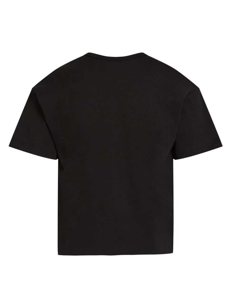 Calvin Klein Black Monologo Glitter 100% Cotton T-Shirt