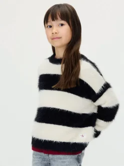 Calvin Klein Black Striped Jumper