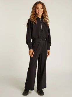 Calvin Klein Black Zip Hoodie And Trousers Set