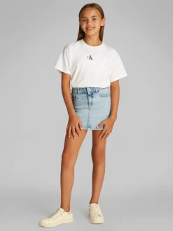 Calvin Klein Blue Hero Denim Skirt