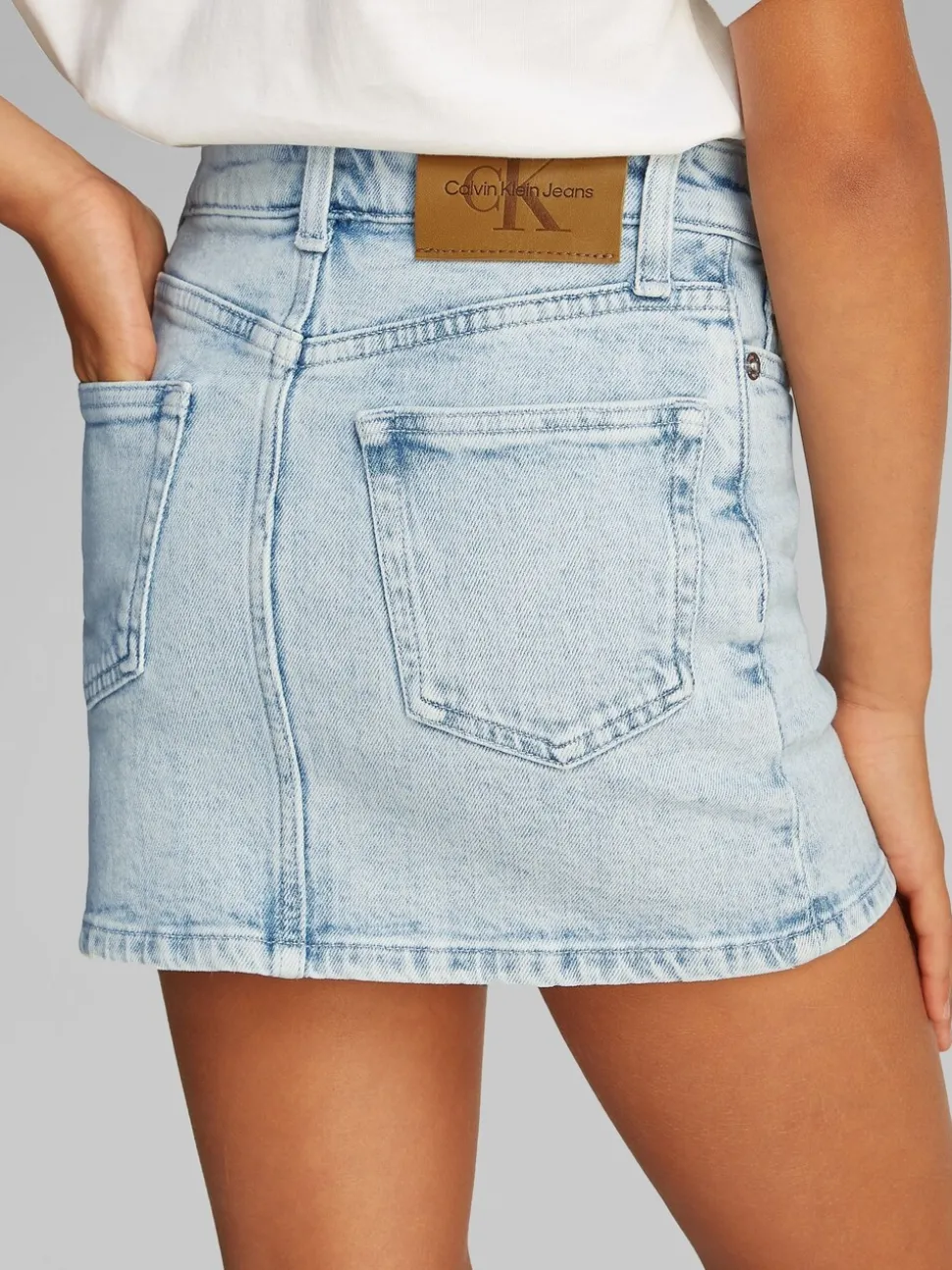 Calvin Klein Blue Hero Denim Skirt