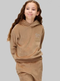Calvin Klein Brown Velvet Feece Ribbed Tracksuit
