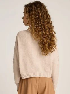 Calvin Klein Cream Cable Jumper