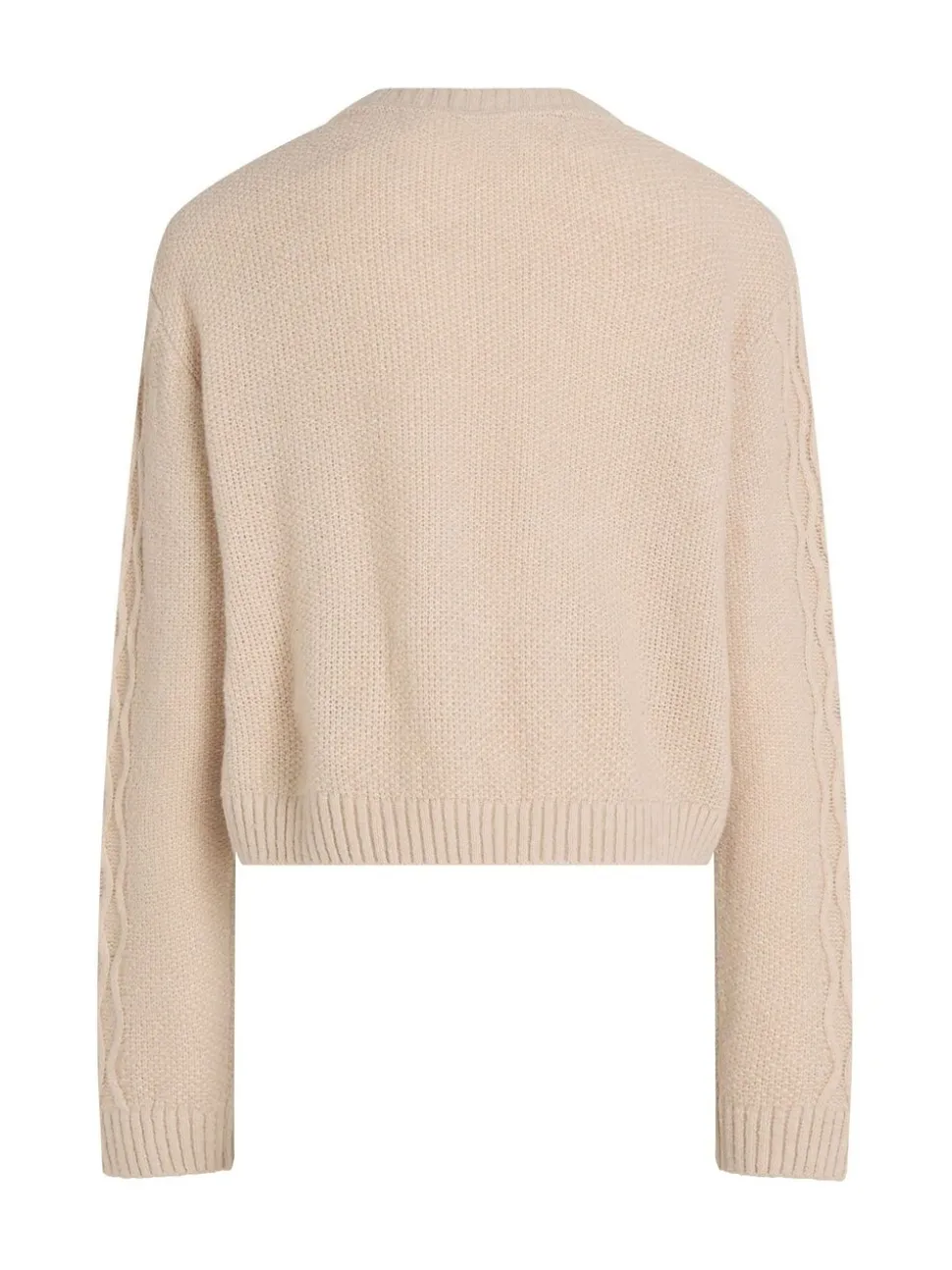 Calvin Klein Cream Cable Jumper