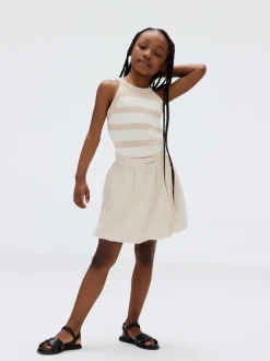 Calvin Klein Grey Bubble Hem Skirt