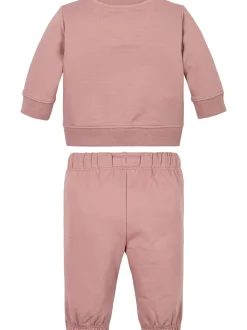 Calvin Klein Jeans Pink Monogram Crew Neck Sweatshirt Set
