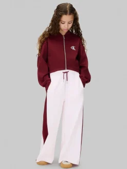 Calvin Klein Pink Wide Leg Colourblock Joggers