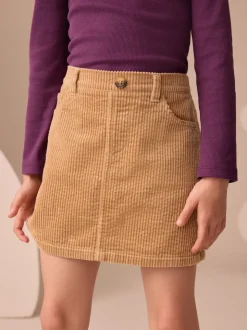 Caramel Brown Corduroy Skirt (3-16yrs)