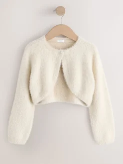 Champagne Fluffy Occasion Shrug (12mths-16yrs)
