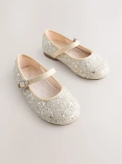 Champagne Gold Standard Fit (F) Flower Girl Occasion Mary Jane Shoes