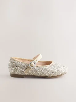 Champagne Gold Standard Fit (F) Flower Girl Occasion Mary Jane Shoes