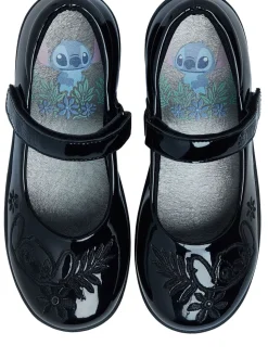 Character Black Disney Lilo And Stitch School Shoes
