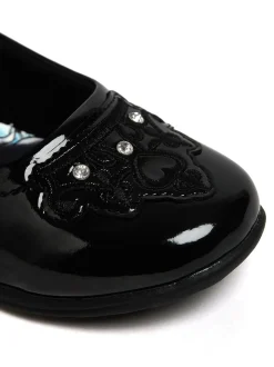 Character Black Disney Princess School Shoes