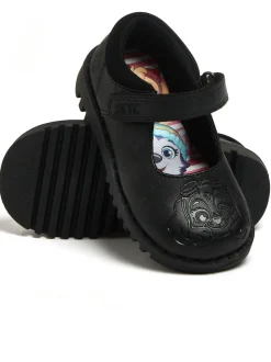 Character Black Paw Patrol School Shoes