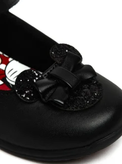 Character Black Minnie Mouse School Shoes