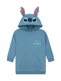 Character Blue Disney Lilo & Stitch Longline Hoodie