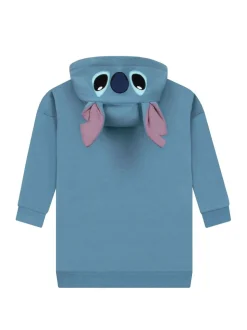 Character Blue Disney Lilo & Stitch Longline Hoodie