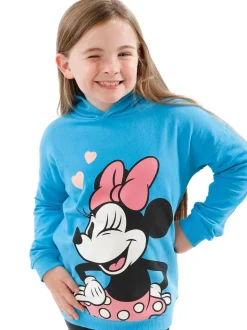 Character Blue Disney Minnie Mouse Hoodie With Bow