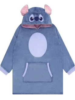 Character Blue Stitch & Angel Reversible Lounge Hoodie