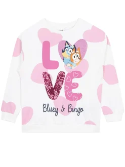 Character Cream Bluey 100% Cotton Sweatshirt