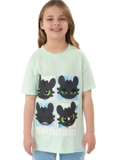 Character Green How To Train Your Dragon Toothless T-Shirt