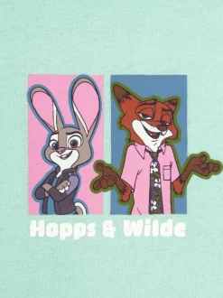 Character Green Zootropolis Judy & Nick Sweatshirt
