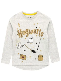 Character Grey Grey Harry Potter Long Sleeve T-shirt