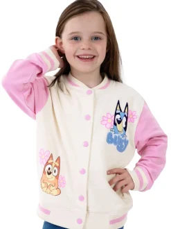Character Pink Bluey And Bingo Girls Bomber Jacket